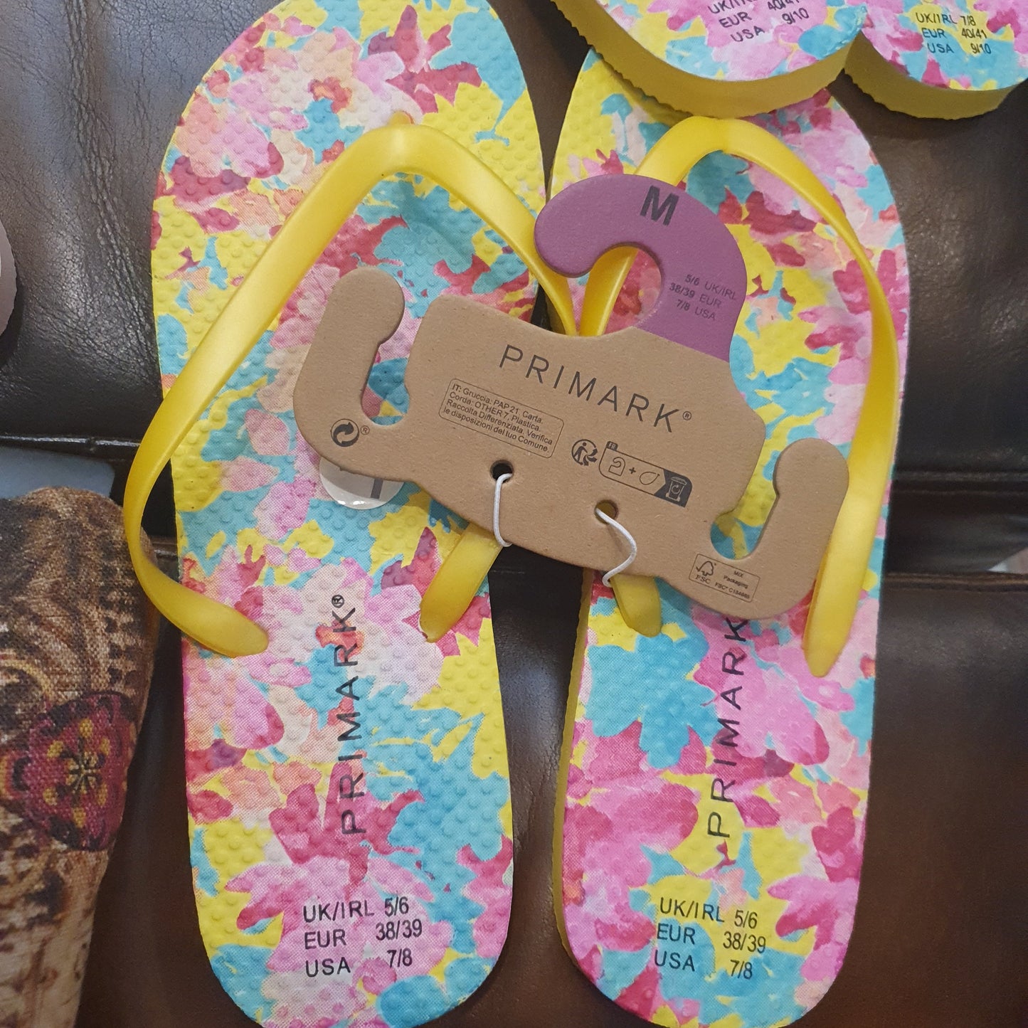 Primark women flip flops size 38/39