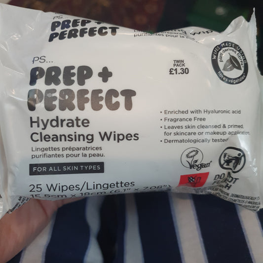 Primark Uk facial Cleansing Wipes 25's buy 1 get 1 free