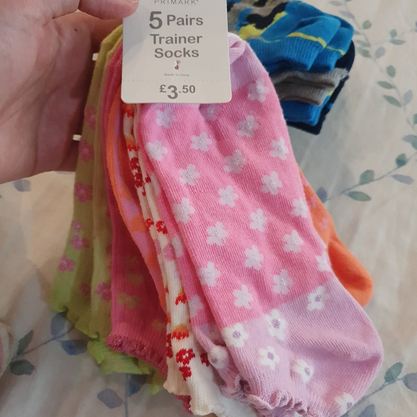 Primark girls ankle socks 5 pairs 7-12 years