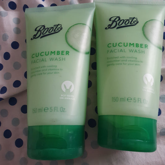 Boots uk cucumber facial wash 150ml