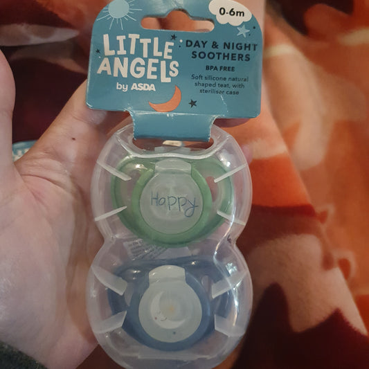 Asda Uk baby pacifier dummy 0 to 6 months