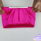 Amazon UK Ladies Clutch Bag Pink Satin