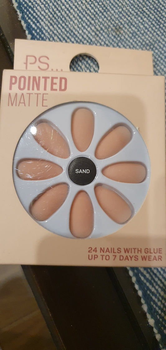 Primark UK False Press-On Nails - peach matt