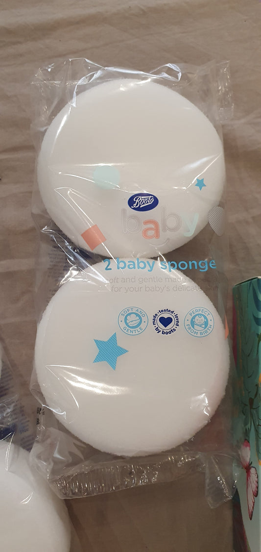 Boots Baby bath sponge pack of 2