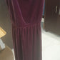 Girls as new condition next Uk velvet jumpsuit 37 inches 8 years