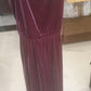 Girls as new condition next Uk velvet jumpsuit 37 inches 8 years