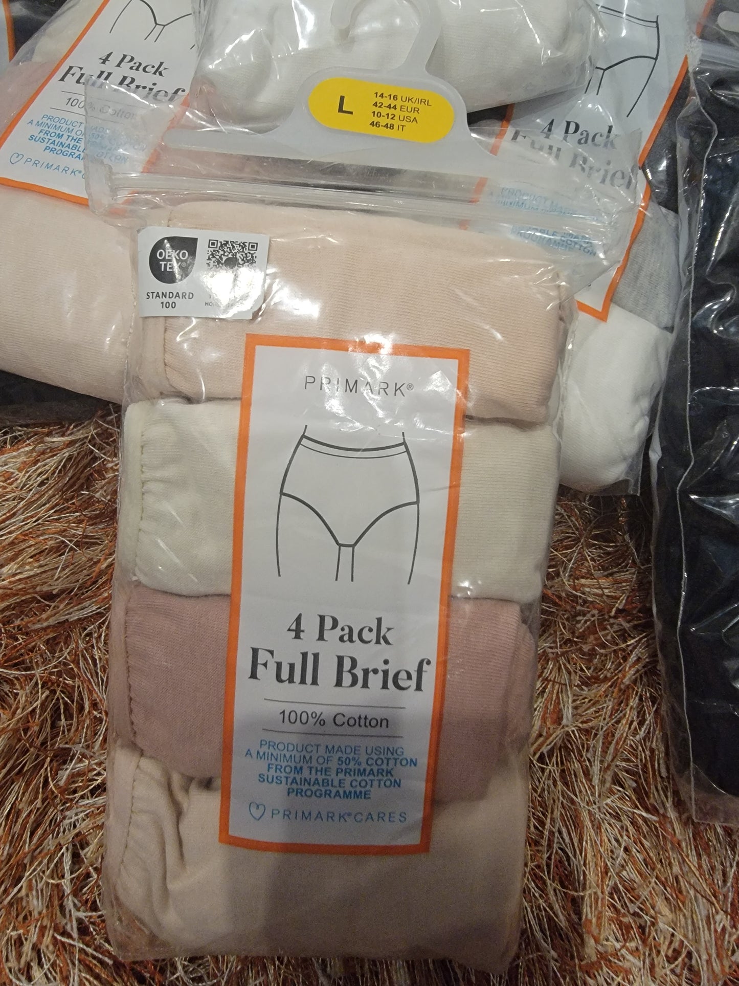 Primark ladies 4 pack underwears full breifs