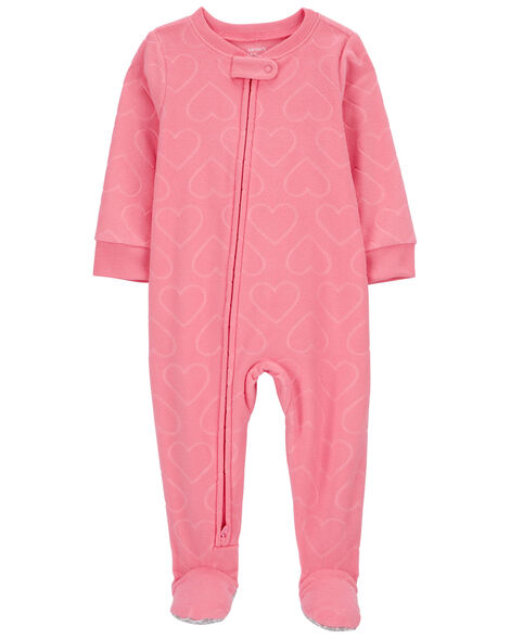 Carters Baby Fleece Zip-Up Footie Sleepsuit