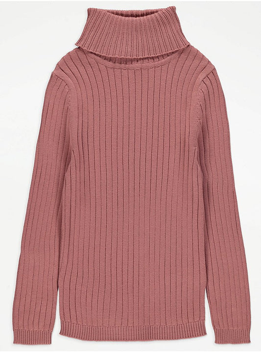 George Uk pale pink high neck