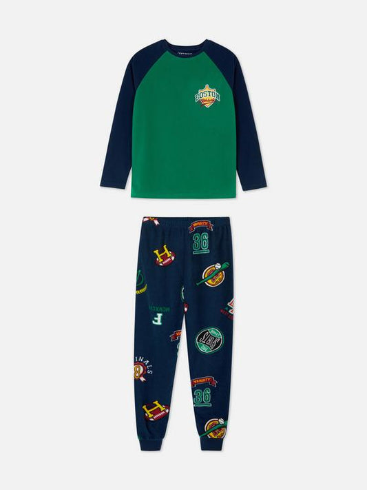 Primark Uk 2023 fleece boys pyjama pj set