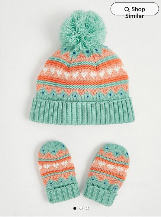 George  Uk  matching hat and mittens set