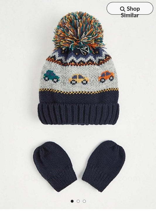 George  Uk  matching hat and mittens set