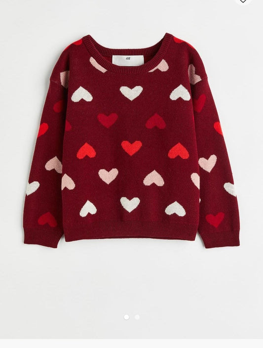 H&M uk girls sweater jumper 8-10 years