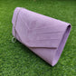 KokoAmazon UK Ladies Clutch Bag lilac Suede