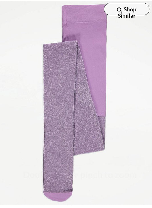 George Uk glitter leggings lilac