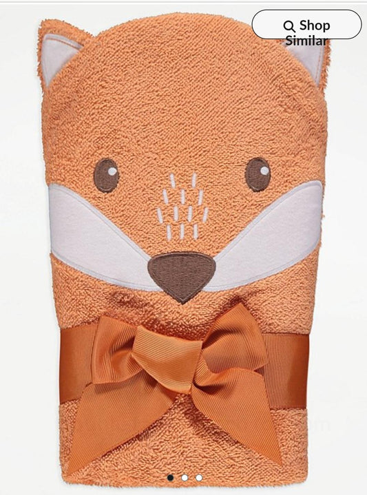 George baby hooded towel