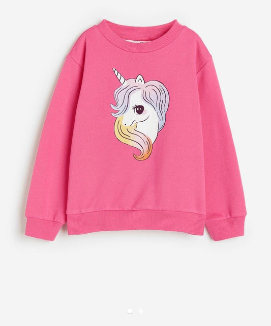 H&m uk unicorn winter fleece  top