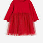 H&m uk red glitter dress