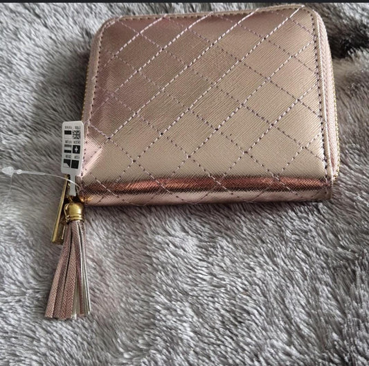 Claires uk pink wallet purse