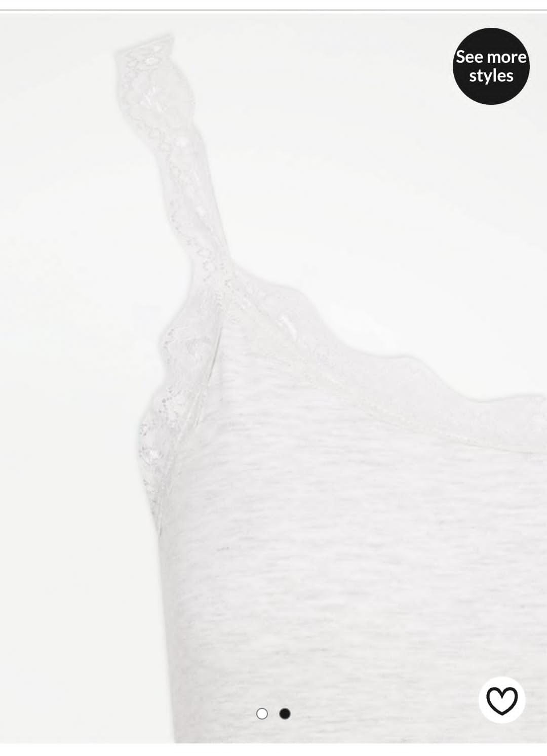 George Grey Lace Trim  Cami Vest