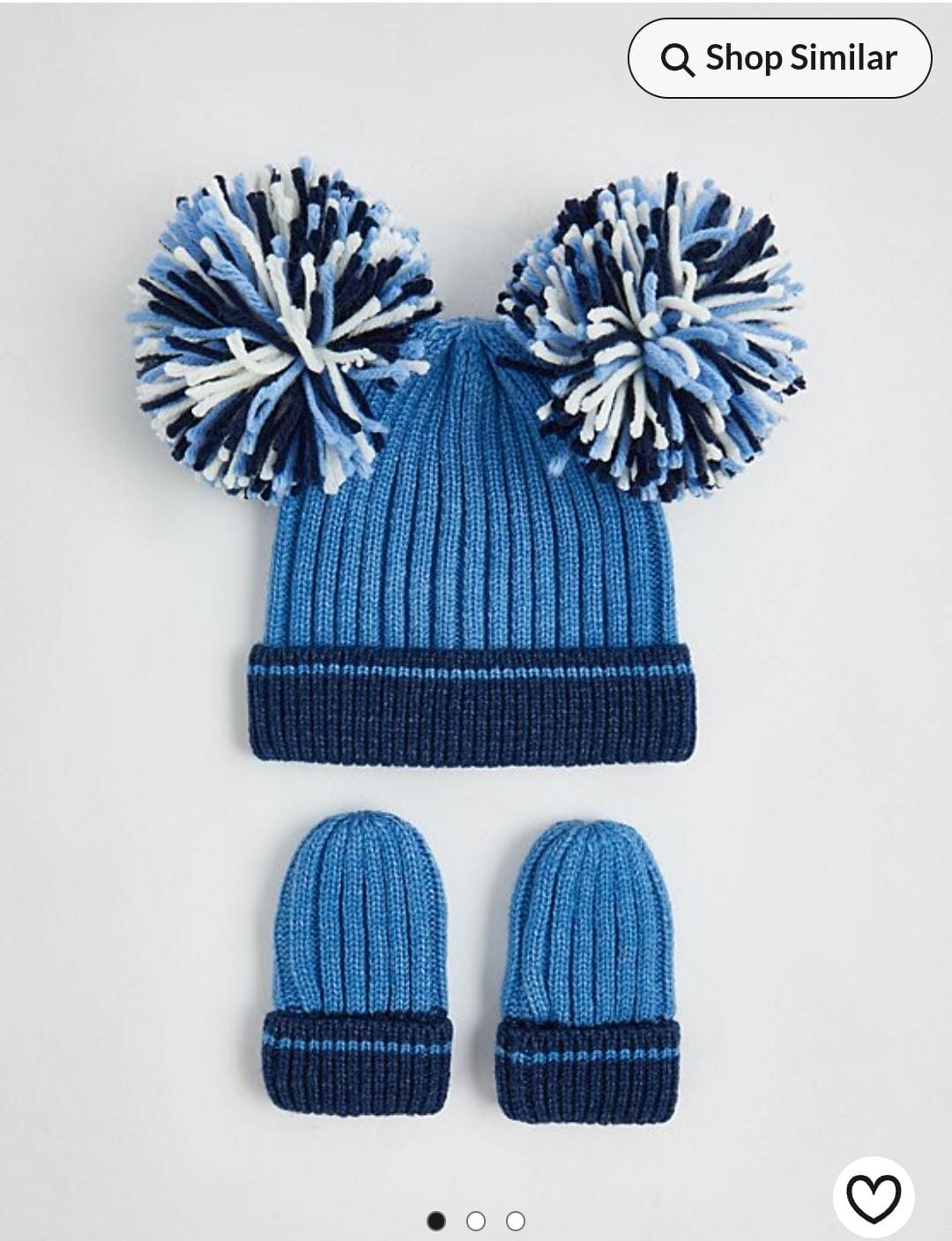 George  Uk  matching hat and mittens set