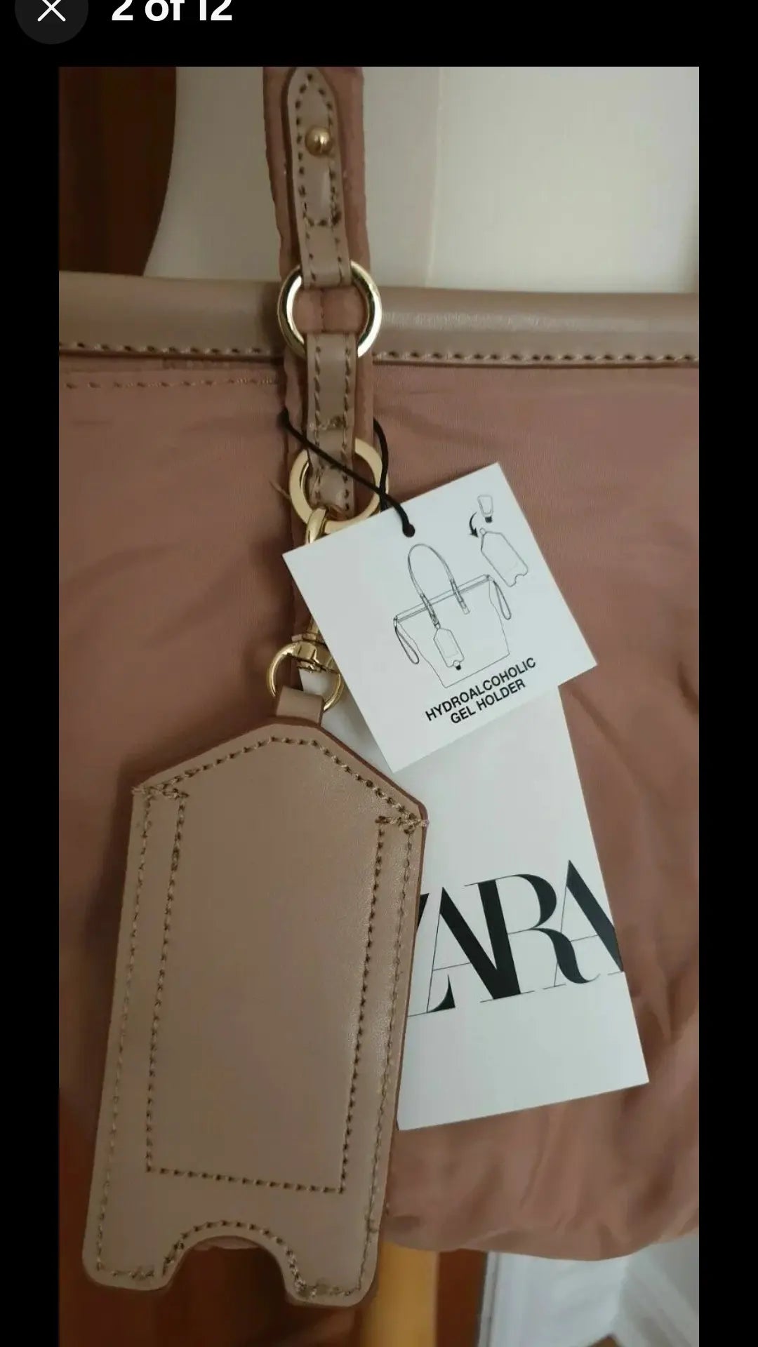 Zara uk small tote bag with straps