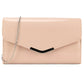 Amazon UK Shiny Patent Leather Beige Nude Ladies Clutch Bag