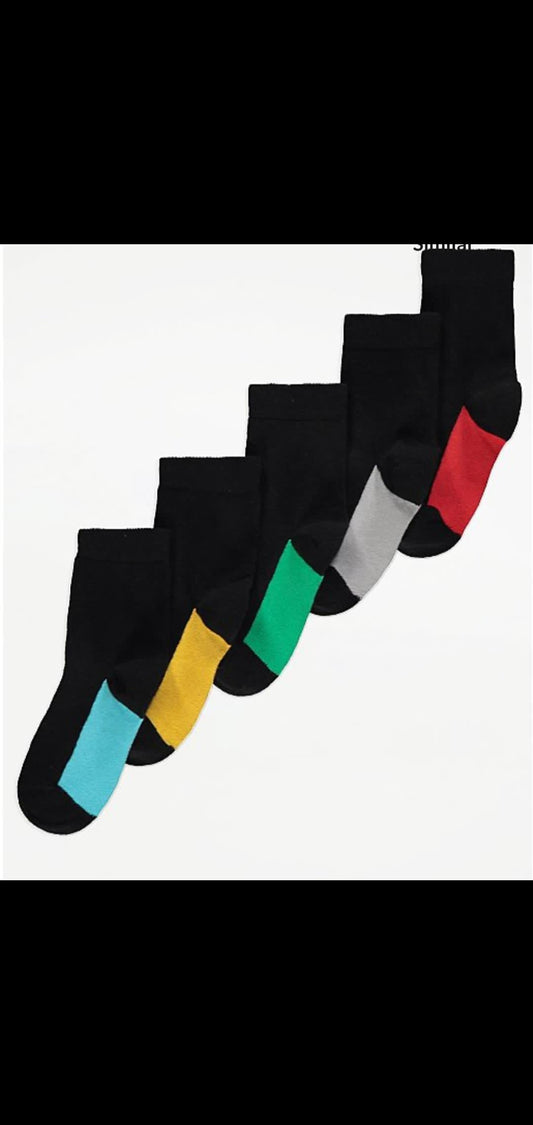 George Uk boys 5  pairs sock