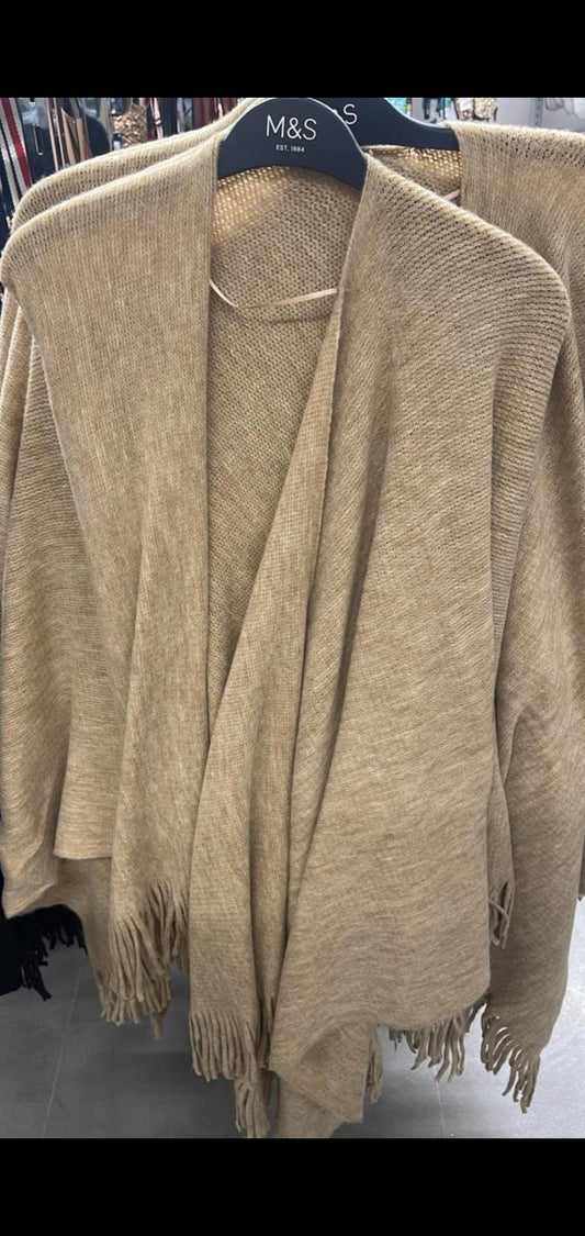 M&S uk women ladies beige shawl shawl winter new with tags