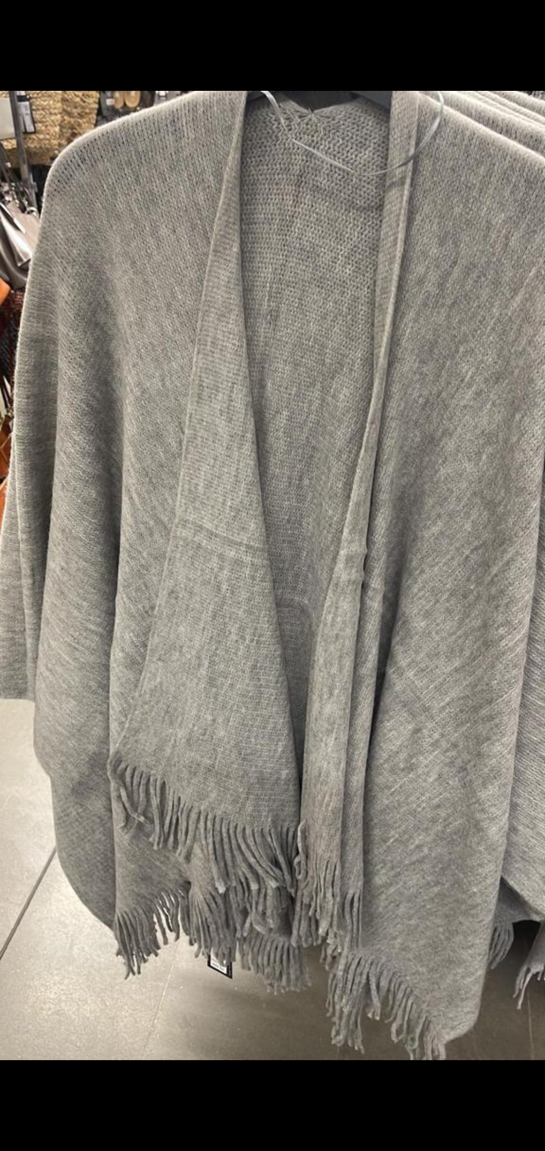 M&S uk women ladies grey shawl shawl winter new with tags