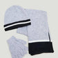 Matalan Uk  matching hat scarf gloves set fleece inside