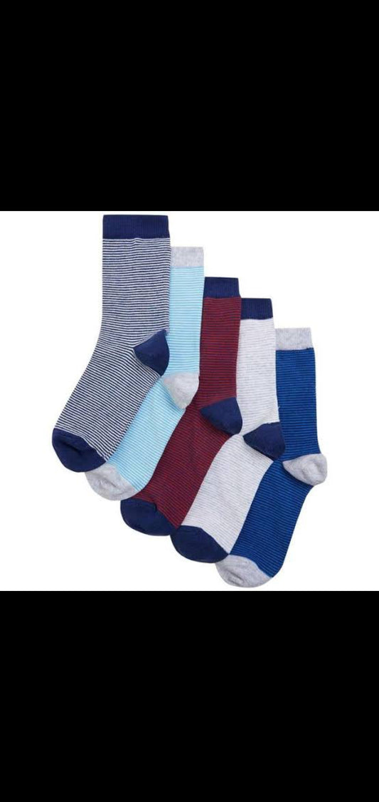 M&S uk boys socks 5 pairs