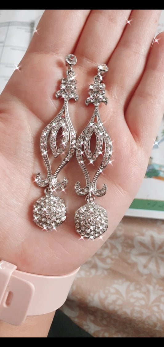 Diamante Rhinestone Earring E5