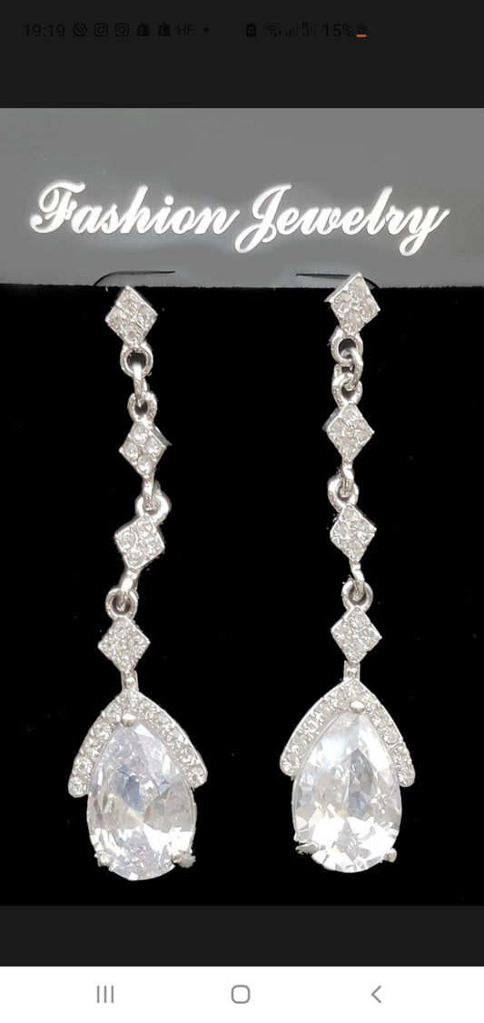 Diamante Rhinestone Earring E2