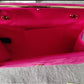 Amazon UK Ladies Clutch Bag Pink Suede