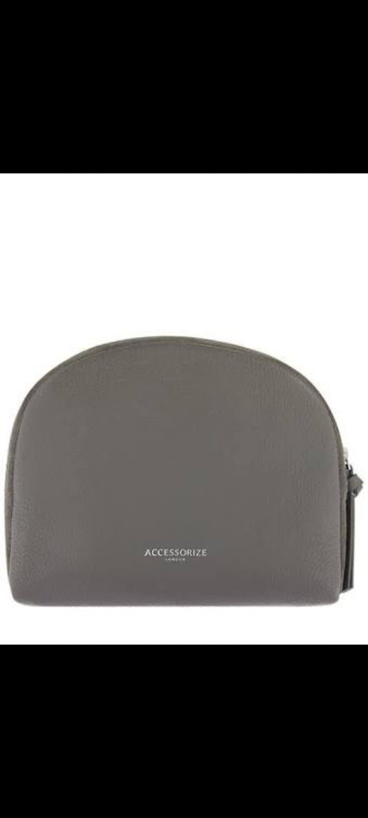 Accessorize Uk real leather pouch make up accessories bag