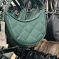 Primark bag with zip shoulder bag dark green