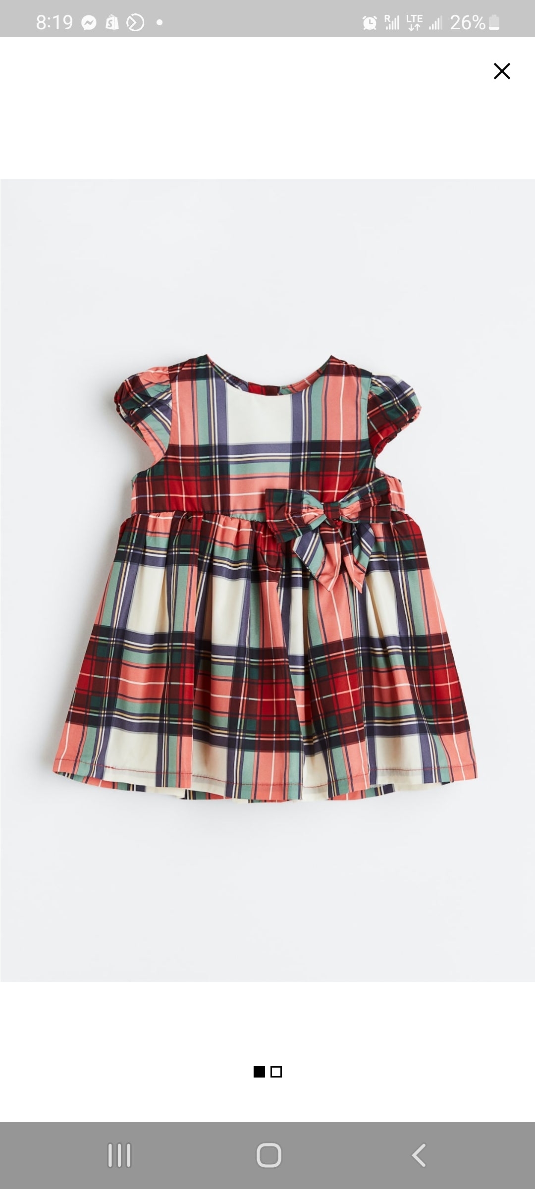 H&M uk Girls dress 2 to 3 years