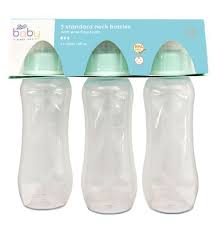 Boots Uk standard neck 260ml set of 3 feeders bottles