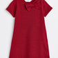 H&M uk girls glitter dress red