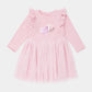 Matalan Uk pink tutu glitter sequin dress