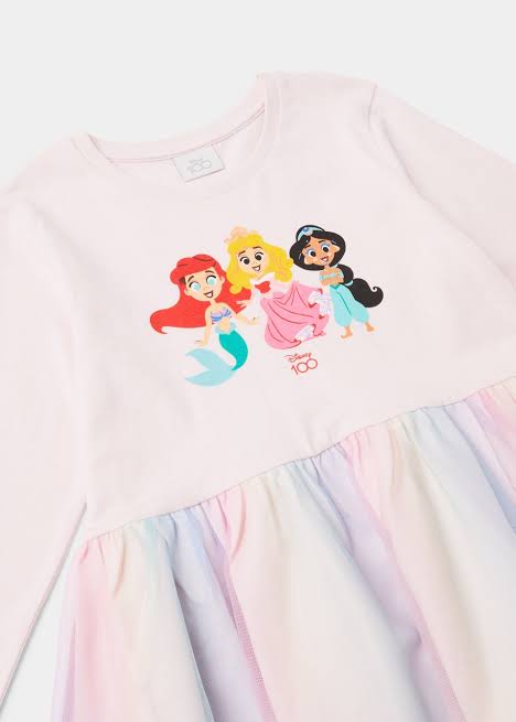 Matalan rainbow Disney princesses dress