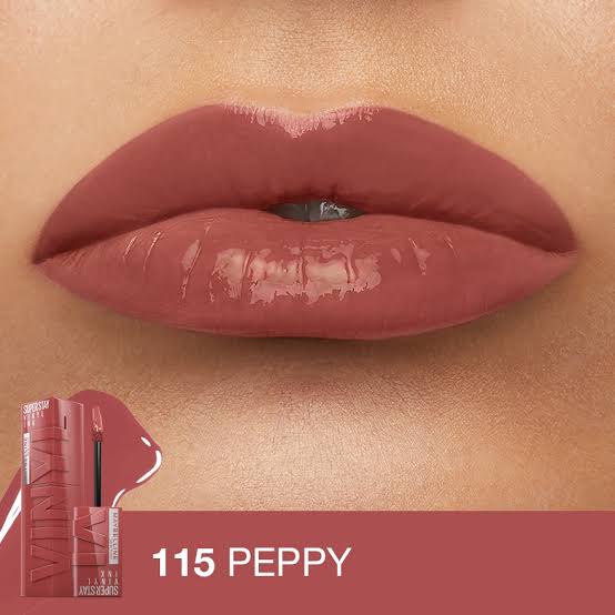 MAYBELLINE - SUPER STAY VINYL INK LONGWEAR LIQUID LIPCOLOR - 115 PEPPY