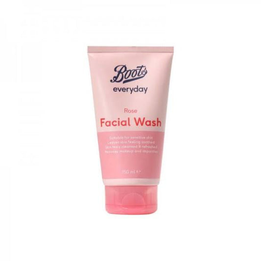 Boots uk Rose facial wash 150ml