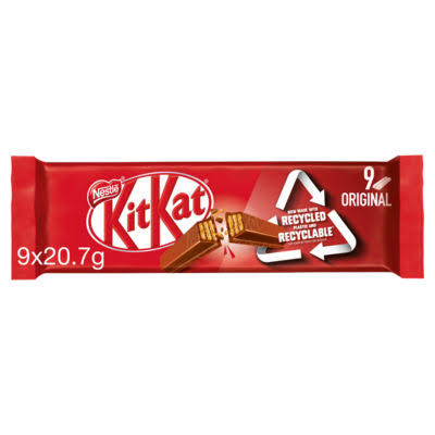 Kitkat 🇬🇧  pack of 9 finger bars