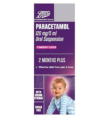 Boots Uk kids paracetamol 100ml