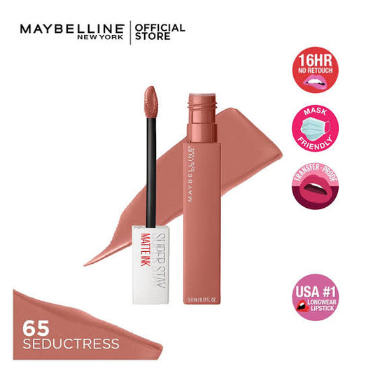 Maybelline superstay Matte Ink lipstick-65 seductress