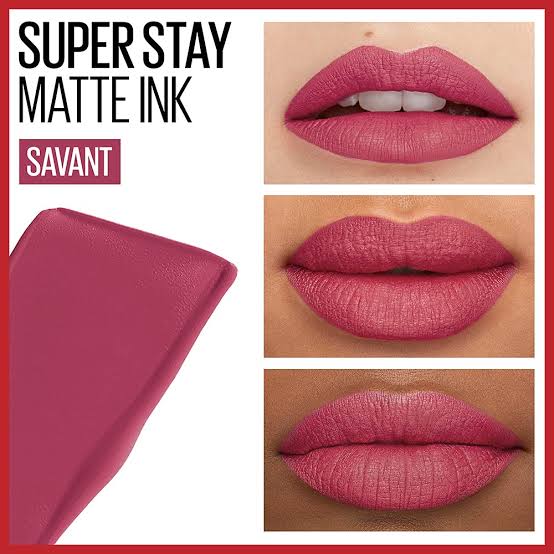 Maybelline superstay Matte Ink lipstick-155 savant