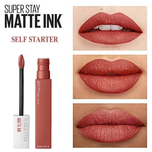 Maybelline superstay Matte Ink lipstick-130 self starter