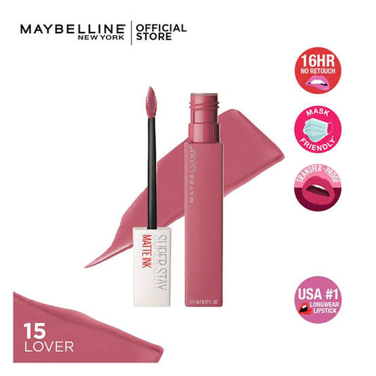 Maybelline superstay Matte Ink lipstick-15 Lover